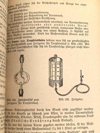 H.Dv. 59 "Unterrichtsbuch für Sanitäts-Unteroffiziere und Mannschaften" datiert 1940, 432 Seiten, DIN A5, gebraucht