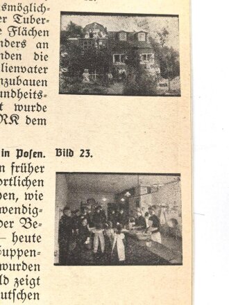 "Das deutsche Rote Kreuz Geschichte" datiert 1938, 24 Seiten, DIN A5, gebraucht