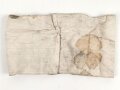 Armbinde für einen Sanitäter der Wehrmacht , ungereinigtes Stück