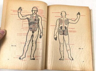 "Amtliches Unterrichtsbuch über Erste Hilfe", datiert 1941, 263 Seiten, gebraucht
