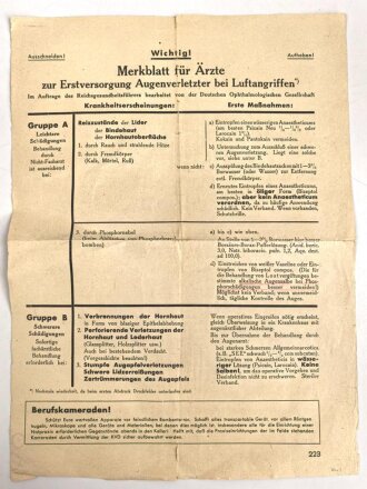 Merkblatt für Ärzte zur Erstvorsorgung...