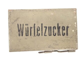 Blechdose für Würfelzucker, gehört so...
