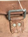 Koppeltasche für Sanitätspersonal der Wehrmacht , Hersteller aus Bautzen 1939