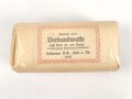 Pack  " Chemisch reine Verbandwatte" datiert 1939. Breite 11cm
