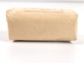 Pack  " Chemisch reine Verbandwatte" datiert 1939. Breite 11cm