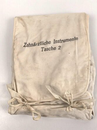 Wehrmacht, Zahnärztliche Instrumente Tasche 2, selten