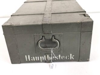 1. Weltkrieg, Kasten für "Hauptbesteck" Originallack, sehr guter Zustand, leer