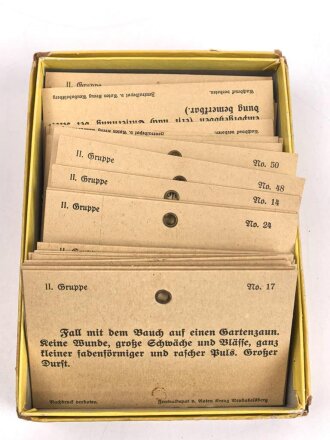 Deutsches Rotes Kreuz, Karteikarten zum Lernen ....