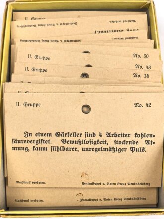 Deutsches Rotes Kreuz, Karteikarten zum Lernen ....