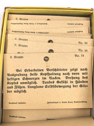 Deutsches Rotes Kreuz, Karteikarten zum Lernen . Unvollständig, keine Antwortkarten vorhanden