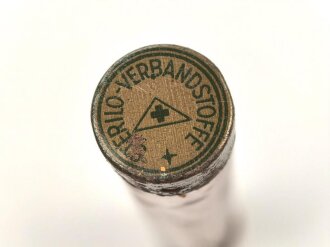 "Keimfreier festkantiger Jodoformgazestreifen" Länge der Verpackung 12cm