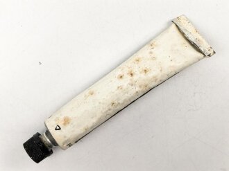 Tube "Fußheilsalbe" Wehrmacht , ungereinigt
