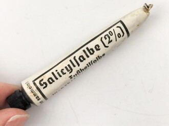 Tube "Fußheilsalbe" Wehrmacht , ungereinigt