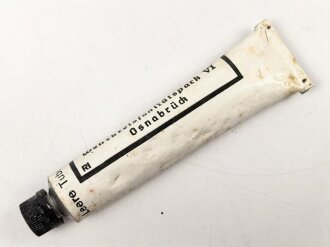 Tube "Fußheilsalbe" Wehrmacht , ungereinigt