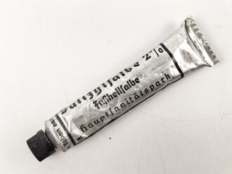 Tube "Fußheilsalbe" Wehrmacht , ungereinigt