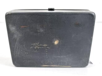 Mikroskopier Besteck der Wehrmacht, ungebrauchtes Stück, selbst das sehr seltene Rasiermesser ist enthalten