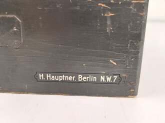 "Hundearzneikasten " Wehrmacht. Originallack, nicht Vollständig. Sicherlich für Meldehunde vorgehalten. Rarität