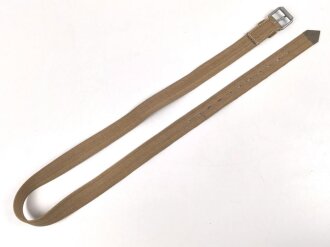 Webleinenriemen Wehrmacht, Breite 40mm, Gesamtlänge 169cm. Ungetragenes Stück