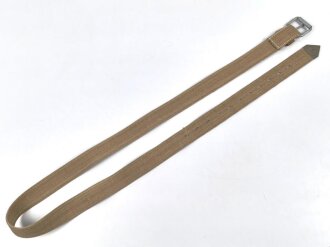 Webleinenriemen Wehrmacht, Breite 40mm, Gesamtlänge 169cm. Ungetragenes Stück