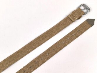 Webleinenriemen Wehrmacht, Breite 40mm, Gesamtlänge 169cm. Ungetragenes Stück