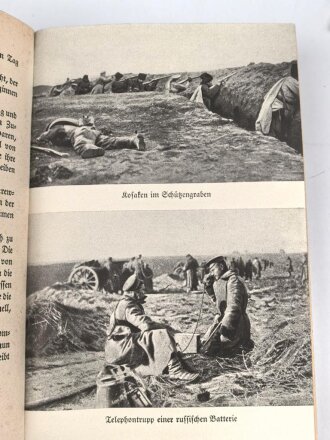 Buch " Tannenberg, Wie Hindenburg die Russen schlug"  Eigenhändige Widmung mit Unterschrift eines SS Hauptsturmführer und Kompanie Chef, anlässlich des Julfest 1941.
