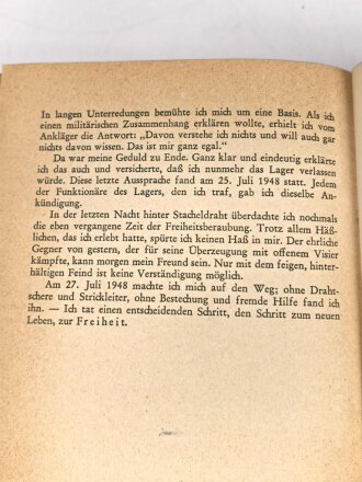 Otto Skorzeny, eigenhändige Unterschrift auf Postkarte vom 1. Mai 1948. ( Internierungslager Darmstadt )
