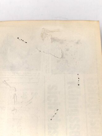 Otto Skorzeny, eigenhändige Unterschrift auf Postkarte vom 1. Mai 1948. ( Internierungslager Darmstadt )
