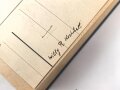 Otto Skorzeny, eigenhändige Unterschrift auf Postkarte vom 1. Mai 1948. ( Internierungslager Darmstadt )