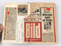 Otto Skorzeny, eigenhändige Unterschrift auf Postkarte vom 1. Mai 1948. ( Internierungslager Darmstadt )