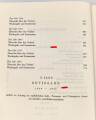 Max Domarus, eigenhändige Unterschrift vom Dezember 1962, auf Karte, diese eingeklebt im seinem Buch " Hitler - Reden und Proklamation , 1. Band"