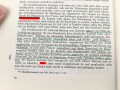 Max Domarus, eigenhändige Unterschrift vom Dezember 1962, auf Karte, diese eingeklebt im seinem Buch " Hitler - Reden und Proklamation , 1. Band"
