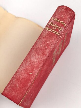 Josef Bürckel, Gauleiter. Gedruckte Unterschrift auf Vorsatzblatt des Buches " Tradition und Gegenwart" von Alfred Rosenberg
