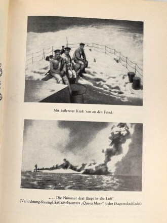 "Seeteufel" Korvettenkapitän Felix Graf v. Luckner, eigenhändige Unterschrift  samt Widmung von 1964, auf Vorsatzblatt seines Buches " Seeteufel" Abenteuer aus meinem Leben