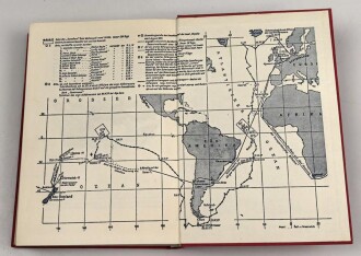 "Seeteufel" Korvettenkapitän Felix Graf v. Luckner, eigenhändige Unterschrift  samt Widmung von 1964, auf Vorsatzblatt seines Buches " Seeteufel" Abenteuer aus meinem Leben