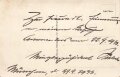 Ministerpräsident L. Siebert, Ansichtskarte mit rückseitiger Widmung samt eigenhändiger Unterschrift vom 29.9,1933