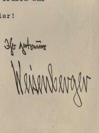 Karl Weisenberger, General und Ritterkreuzträger....