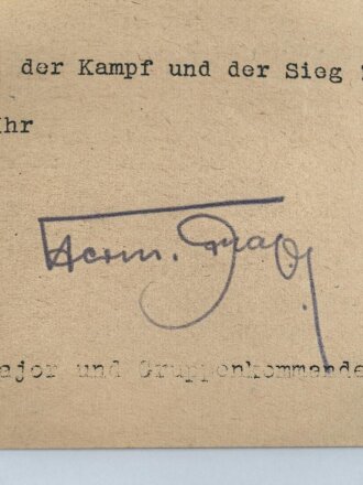 Hermann Graf,  Jagdflieger mit 212 Luftsiegen im...