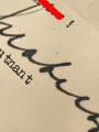 Carl Schumacher, Kommodore des Jagd Geschwader 1, Ritterkreuzträger. Eigenhändige Unterschrift auf " Adler" Postkarte, dazu bei Rücksendeschreiben mit gedruckter Unterschrift
