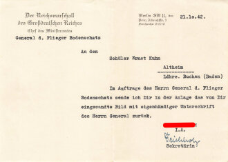Karl Bodenschatz, General der Flieger, Chef Ministeramt des Reichsministers der Luftfahrt und Oberbefehlshaber der Luftwaffe.