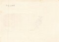 Generalfeldmarschall List,  gedruckte Unterschrift auf eingesandter Karte, dabei ein Begleitschreiben sowie der Briefumschlag.