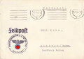 Generalfeldmarschall List,  gedruckte Unterschrift auf eingesandter Karte, dabei ein Begleitschreiben sowie der Briefumschlag.