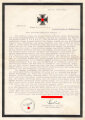 U-Boot Kommandant und Oberleutnant zur See ?, eigenhändige Unterschrift auf ausführlichem Brief an die Schwester eines gefallenen Besatzungsmitglieds, datiert 25.Juni 1943