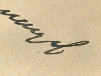 Carl-Heinrich von Stülpnagel, General der Infanterie. Eigenhändige Unterschrift  als Vorsitzender der Deutschen Waffenstillstandskommission  auf Brief, datiert 27.7.1940. Dazu der Briefumschlag