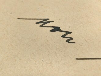 Carl-Heinrich von Stülpnagel, General der Infanterie. Eigenhändige Unterschrift  als Vorsitzender der Deutschen Waffenstillstandskommission  auf Brief, datiert 27.7.1940. Dazu der Briefumschlag