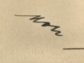 Carl-Heinrich von Stülpnagel, General der Infanterie. Eigenhändige Unterschrift  als Vorsitzender der Deutschen Waffenstillstandskommission  auf Brief, datiert 27.7.1940. Dazu der Briefumschlag