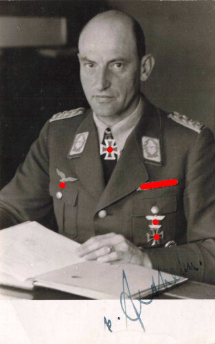 Ritterkreuzträger der Luftwaffe,  Foto  8 x 12,5cm...