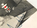 Ritterkreuzträger der Luftwaffe,  Foto  8 x 12,5cm mit eigenhändiger Unterschrift