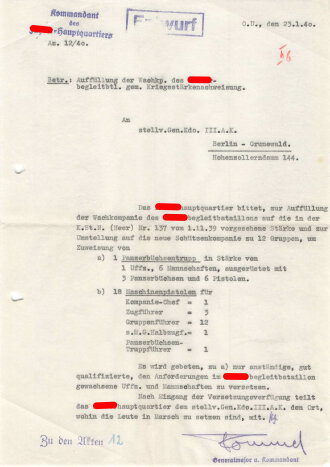 Erwin Rommel, Generalmajor und Kommandant des Führer...