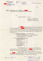 Erwin Rommel, Generalmajor und Kommandant des Führer Hauptquartiers, eigenhändige Unterschrift auf Schriftverkehr bezüglich "Auffüllung der Wachkompanie des Führerbegleitbataillions " datiert 31.1.40