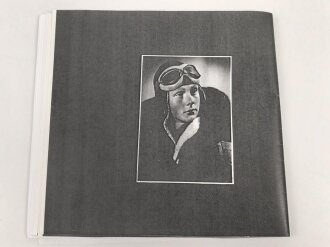 Ritterkreuzträger Hugo Broch, Jagdgeschwader 54,  eigenhändige Unterschrift nach 1945 auf Fotokopie seines Flugbuches.